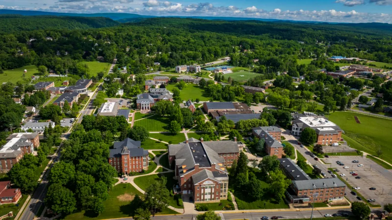 On campus